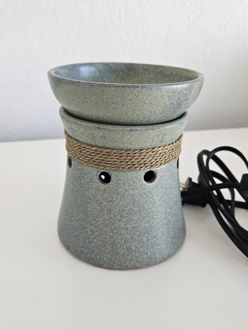 Scentsy | Acadia In Box Wax Warmer Plug In Home Room Ceramic Rustic MSW-ACAD